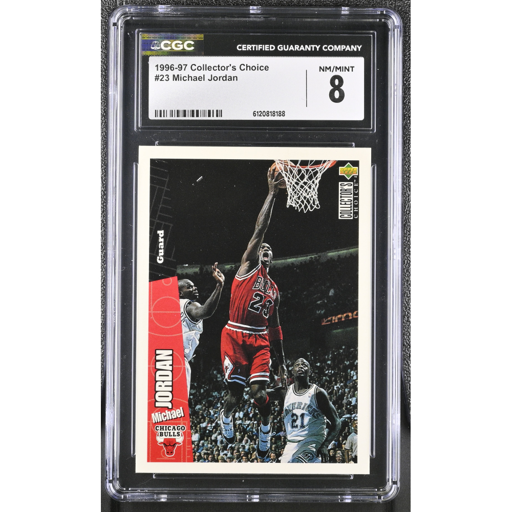 Michael Jordan 1996-97 Collector's Choice #23 (CGC 8) at PristineAuction.com