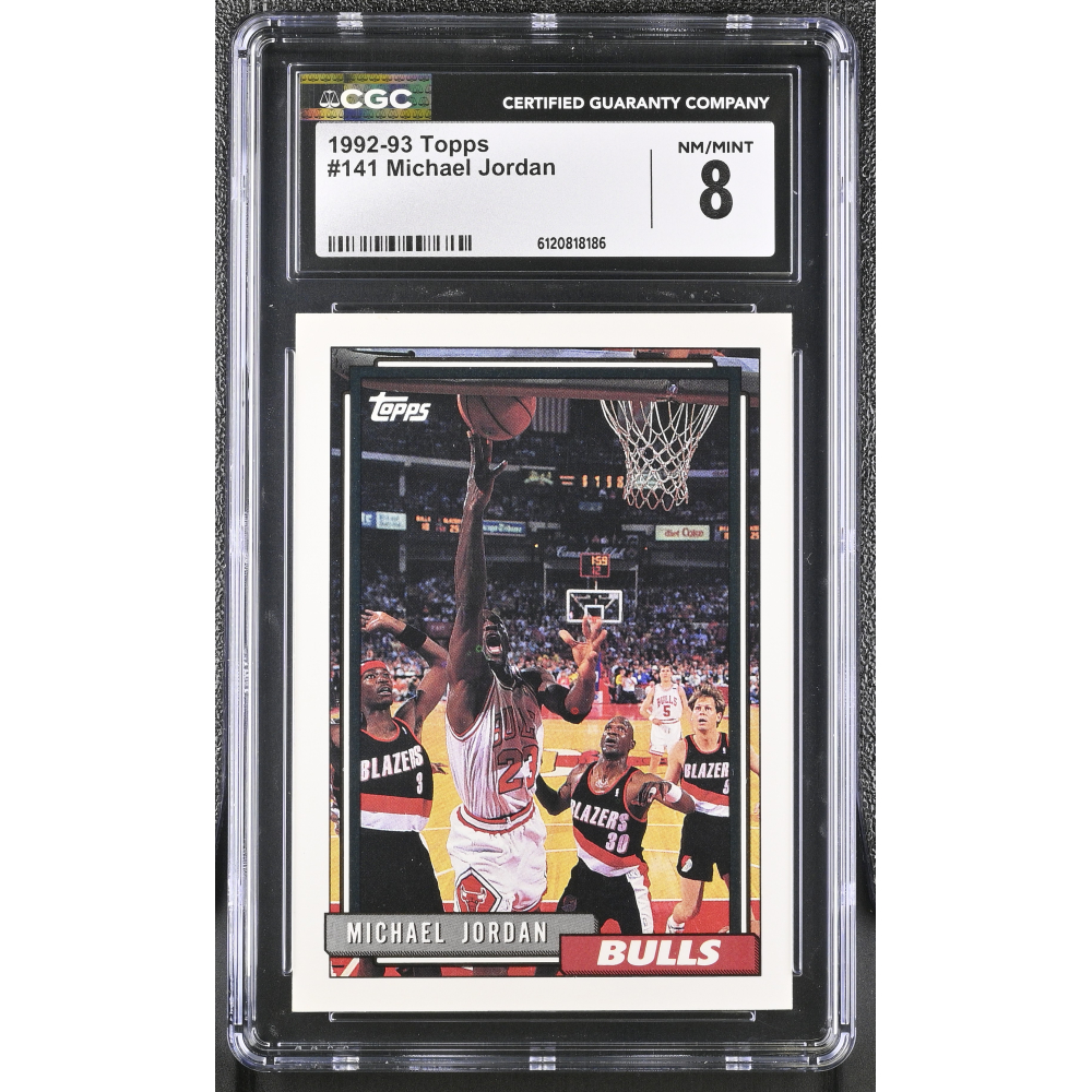 Michael Jordan 1992-93 Topps #141 (CGC 8) at PristineAuction.com