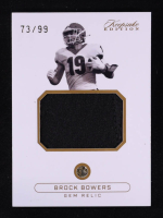 Brock Bowers 2024 Keepsake Sports Edition Gem Relic #286 RC #73/99 at PristineAuction.com