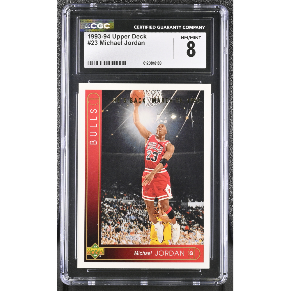 Michael Jordan 1993-94 Upper Deck #23 (CGC 8) at PristineAuction.com