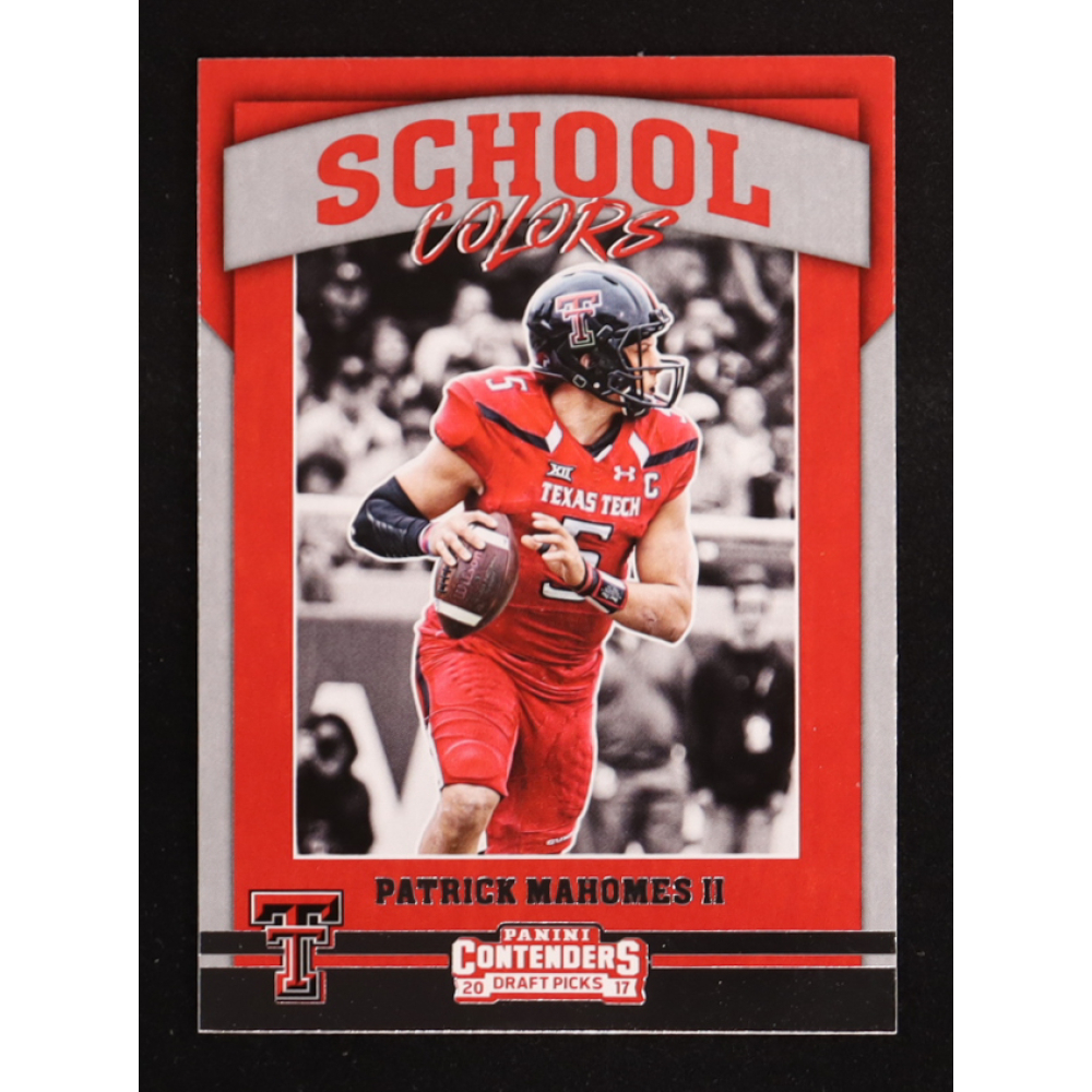 Patrick Mahomes II 2017 Panini Contenders Draft Picks School Colors #15 RC at PristineAuction.com