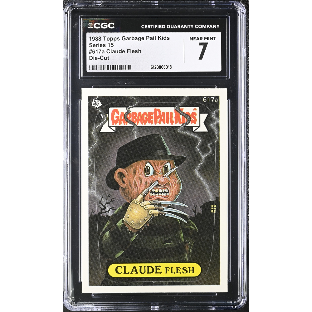 Claude Flesh 1988 Topps Series 15 Die-Cut #617a (CGC 7) at PristineAuction.com