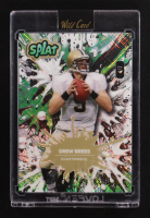 Drew Brees 2025 Wild Card Splat Green5 Cross Hatch #DB #4/7 at PristineAuction.com