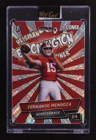 Fernando Mendoza 2025 Wild Card Comix Bloomington Cross Hatch #FM07 #2/4 RC at PristineAuction.com