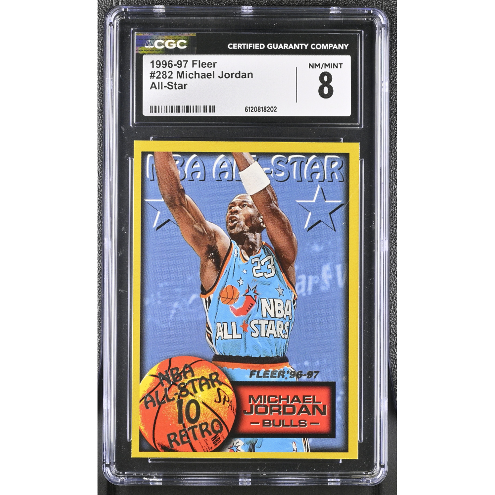 Michael Jordan 1996-97 Fleer All-Star #282 (CGC 8) at PristineAuction.com