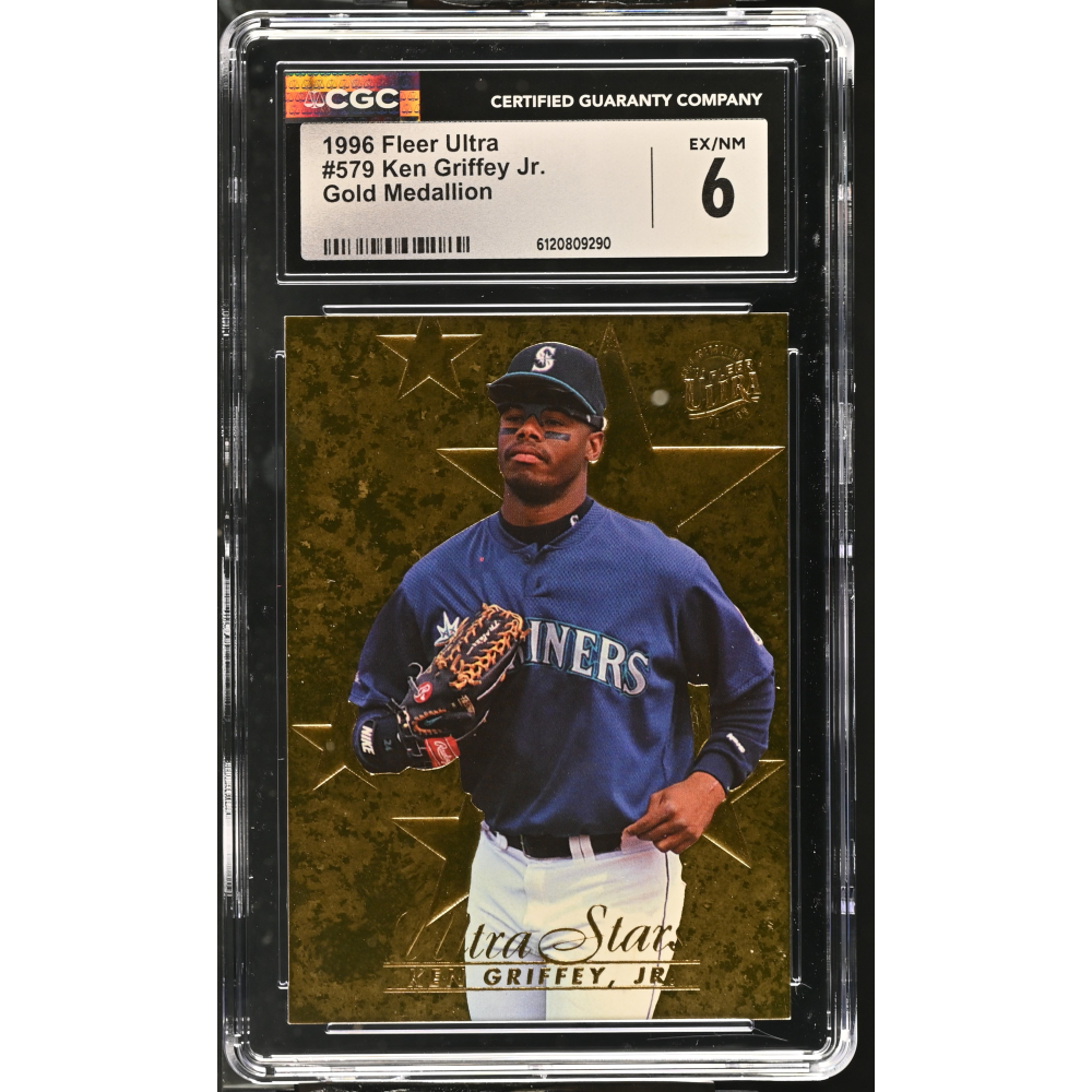 Ken Griffey Jr. 1996 Fleer Ultra Gold Medallion #579 (CGC 6) at PristineAuction.com