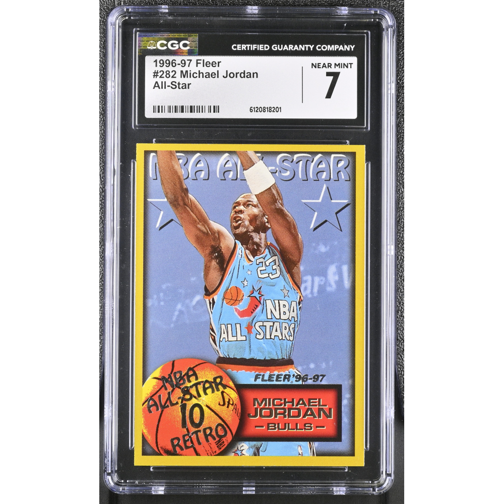 Michael Jordan 1996-97 Fleer All-Star #282 (CGC 7) at PristineAuction.com