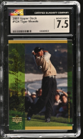 Tiger Woods 2001 Upper Deck #124 (CGC 7.5) at PristineAuction.com
