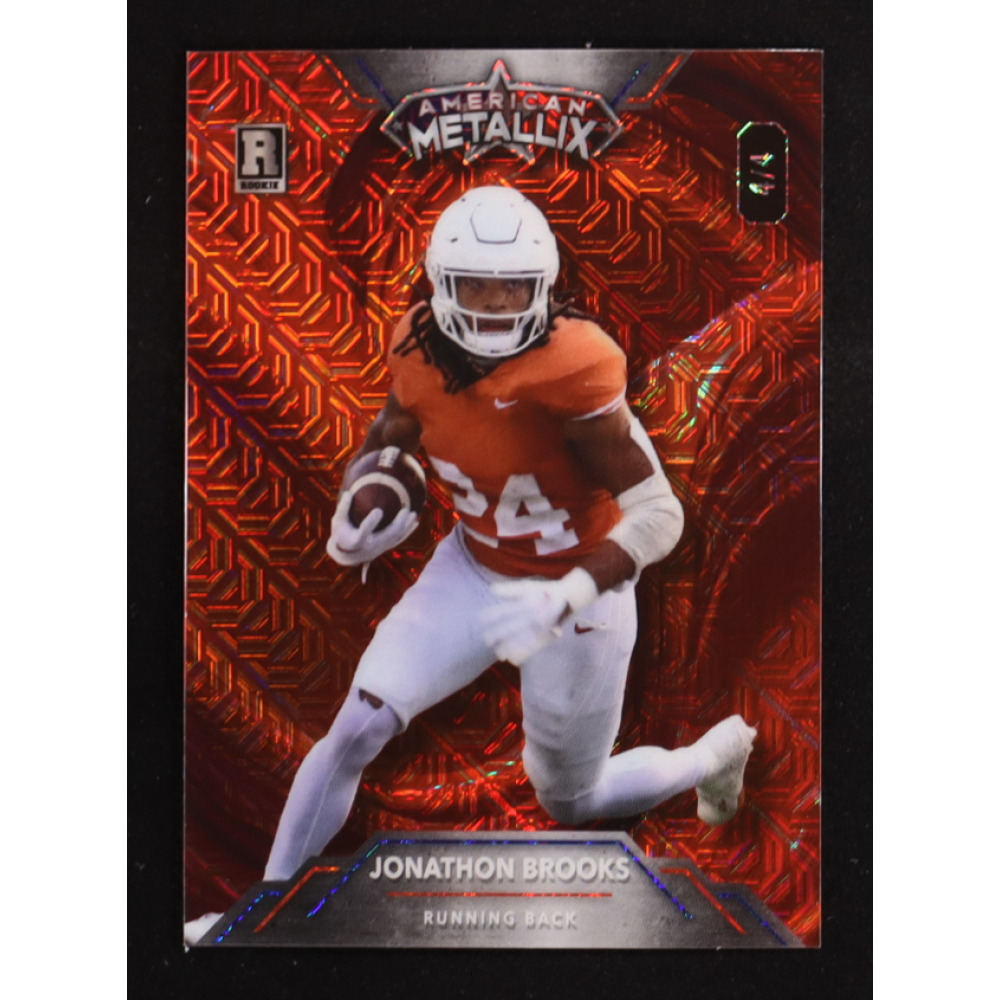 Jonathon Brooks 2023 Wild Card American Metallix Red Mojo #WMPJB #4/4 RC at PristineAuction.com