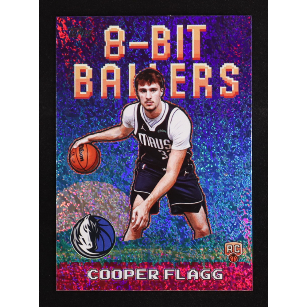 Cooper Flagg 2025-26 Topps 8-Bit Ballers Holo Foil #8B31 RC at PristineAuction.com