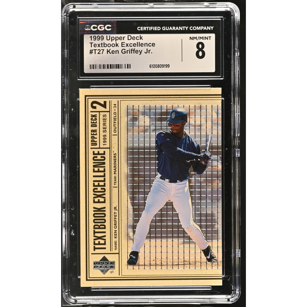 Ken Griffey Jr. 1999 Upper Deck Textbook Excellence #T27 (CGC 8) at PristineAuction.com