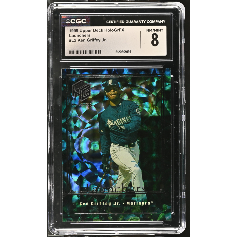 Ken Griffey Jr. 1999 Upper Deck HoloGrFX Launchers #L2 (CGC 8) at PristineAuction.com