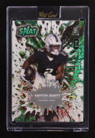 Ashton Jeanty 2025 Wild Card Splat Green2 Mojo #AJ #2/10 RC at PristineAuction.com