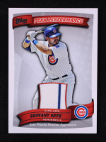 Geovany Soto 2010 Topps Series 2 Peak Performance Game-Used Memorabilia Relic #PPR-GSO at PristineAuction.com