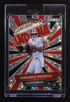 Fernando Mendoza 2025 Wild Card Comix Indiana Donut Circles #FM010 #1/1 RC at PristineAuction.com