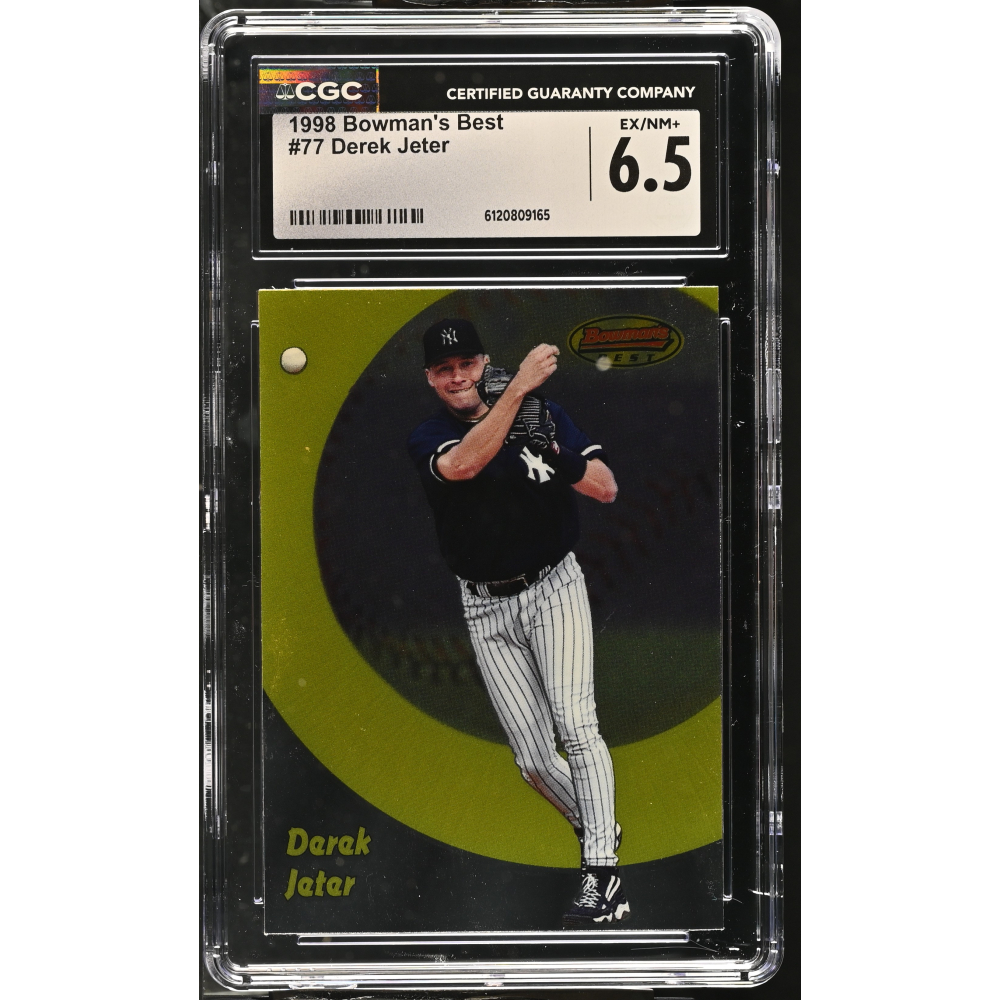 Derek Jeter 1998 Bowman's Best #77 (CGC 6.5) at PristineAuction.com