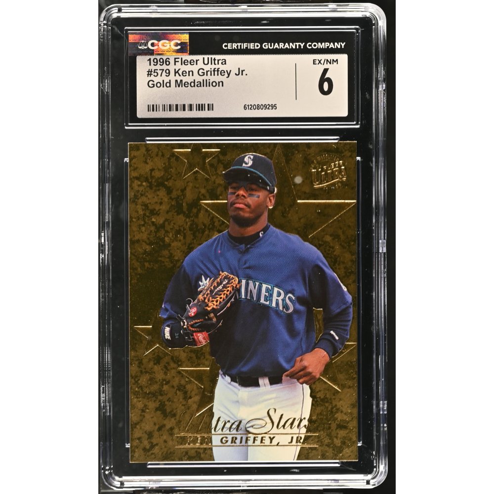 Ken Griffey Jr. 1996 Fleer Ultra Gold Medallion #579 (CGC 6) at PristineAuction.com