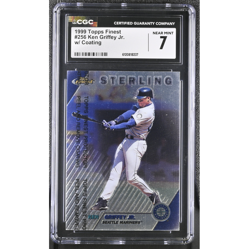 Ken Griffey Jr. 1999 Topps Finest W/ Coating #256 (CGC 7) at PristineAuction.com