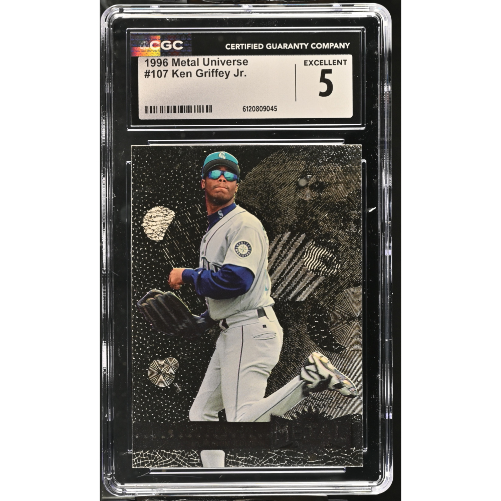 Ken Griffey Jr. 1996 Metal Universe #107 (CGC 5) at PristineAuction.com
