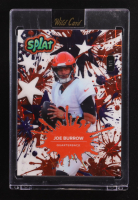 Joe Burrow 2025 Wild Card Splat Background7 Lazer Classic #JB #1/1 at PristineAuction.com