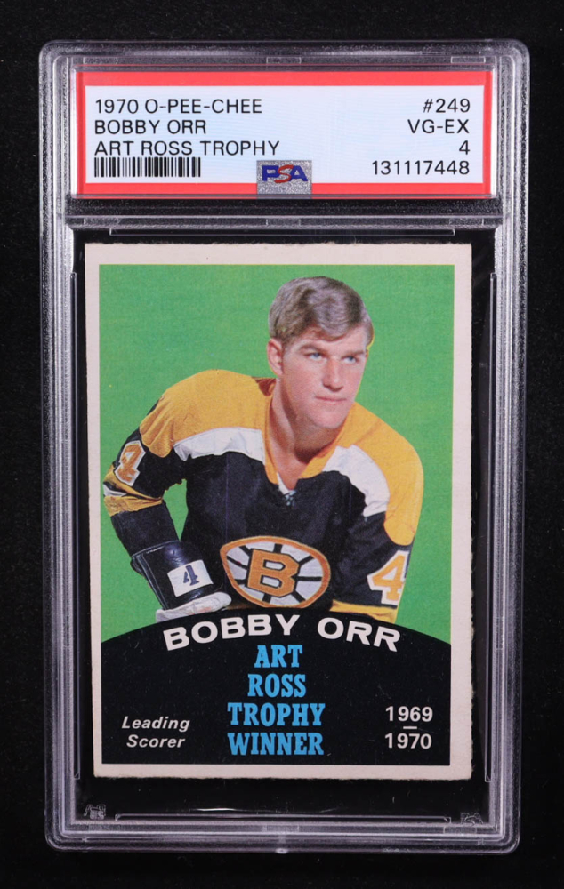 Bobby Orr 1970-71 O-Pee-Chee #249 Ross (PSA 4)