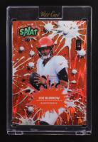 Joe Burrow 2025 Wild Card Splat Orange4 Stealth #JB #2/7 at PristineAuction.com