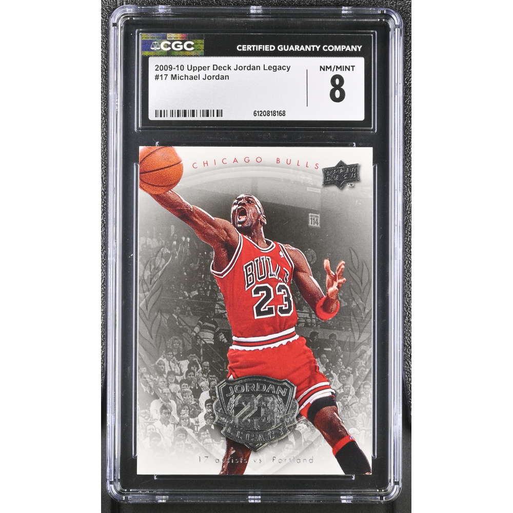 Michael Jordan 2009-10 Upper Deck Jordan Legacy #17 (CGC 8) at PristineAuction.com