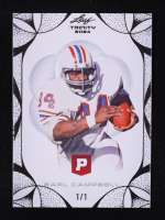 Earl Campbell 2024 Leaf Trinity x Pristine Auction #33 #1/1 at PristineAuction.com