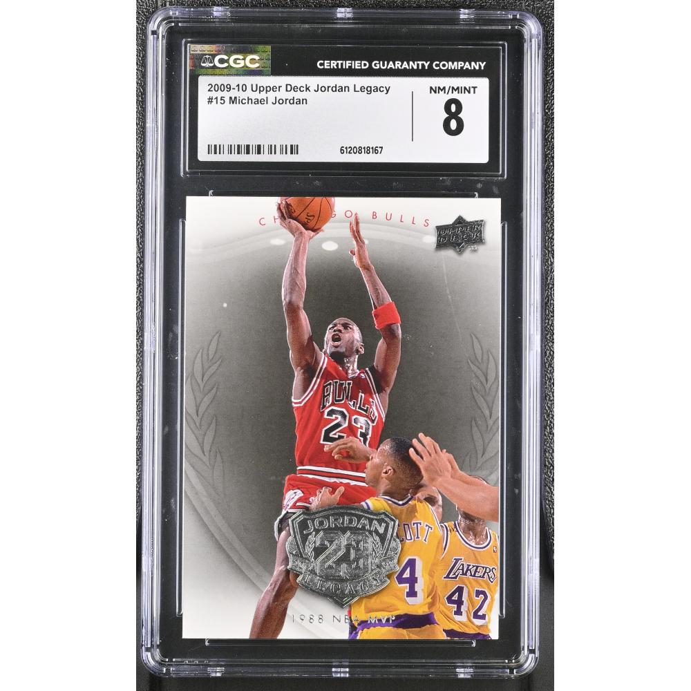 Michael Jordan 2009-10 Upper Deck Jordan Legacy #15 (CGC 8) at PristineAuction.com