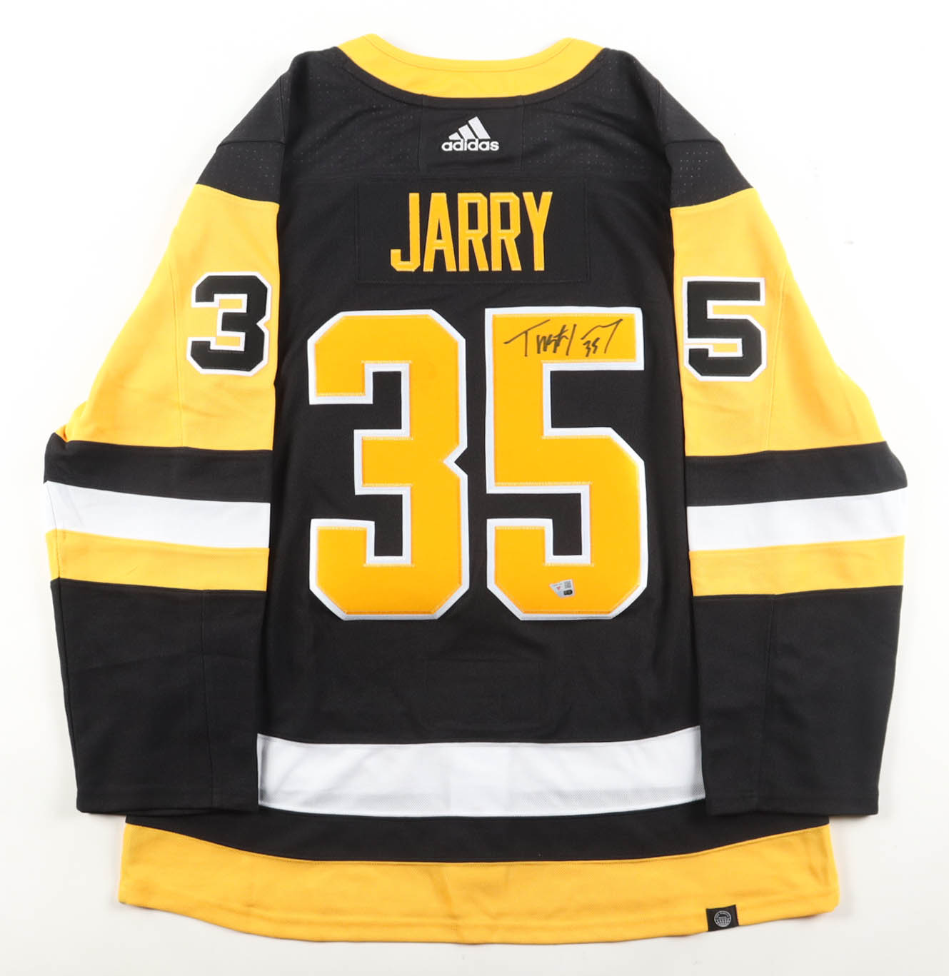 Tristan Jarry Signed Penguins Adidas Authentic Jersey (Fanatics) at PristineAuction.com Tristan Jarry Signed Penguins Adidas Authentic Jersey (Fanatics) at PristineAuction.com