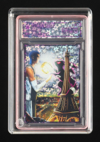 Victor Wembanyama The Case HitMen Moonshot Starburst #1/1 Art Card with Display Case & (2) Coins at PristineAuction.com