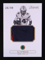 CJ Stroud 2024 Keepsake Sports Edition Gem Relic #326 #26/99 at PristineAuction.com