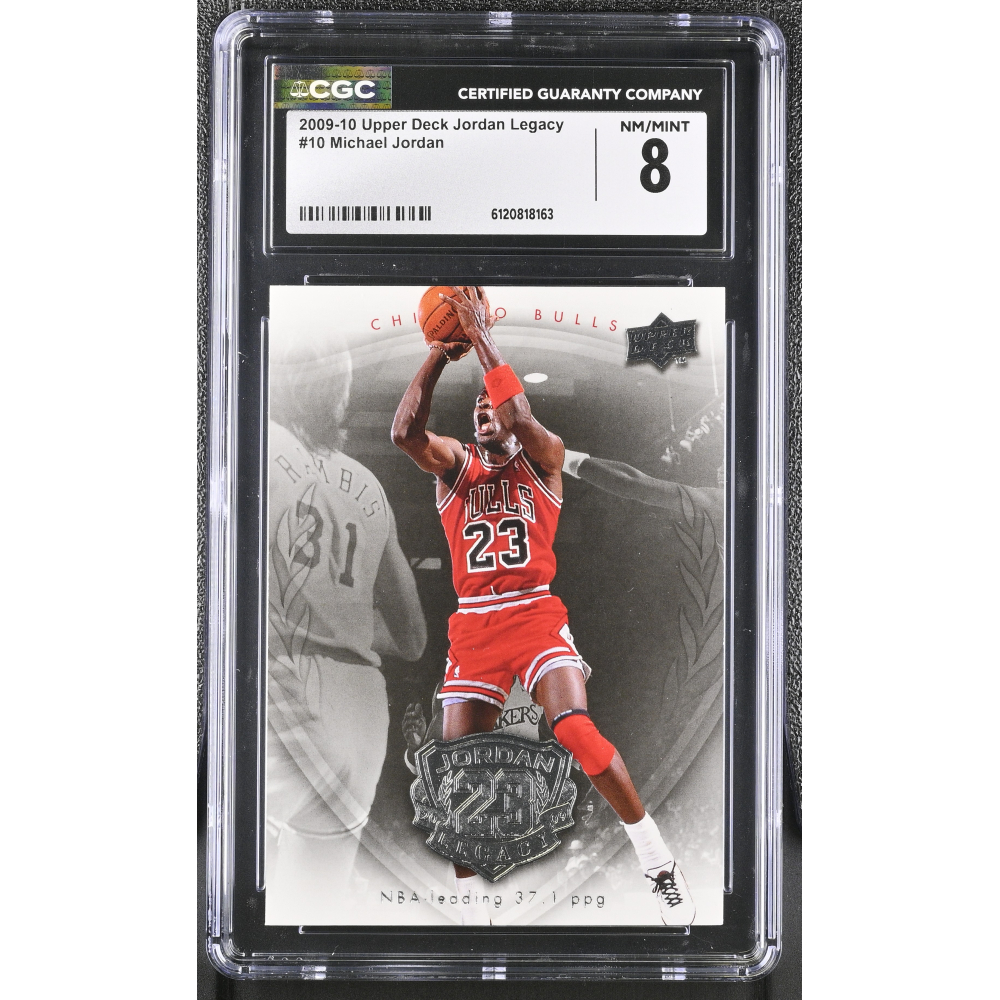 Michael Jordan 2009-10 Upper Deck Jordan Legacy #10 (CGC 8) at PristineAuction.com