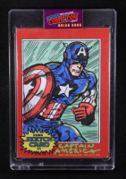 Captain America | Original Art Sketch Card by Brian Kong (1/1 Original Art) at PristineAuction.com