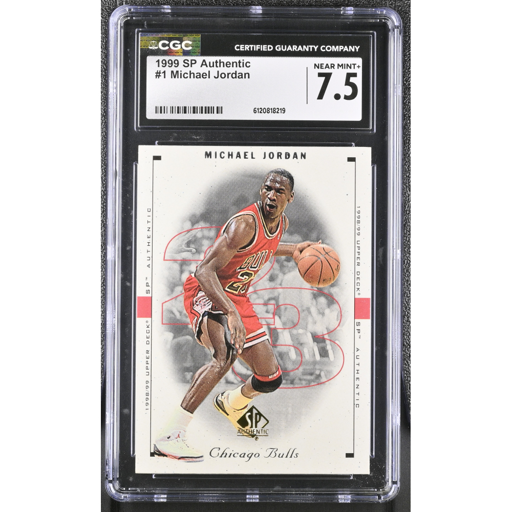 Michael Jordan 1999 SP Authentic #1 (CGC 7.5) at PristineAuction.com
