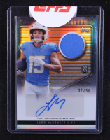 Ladd McConkey 2024 Topps Midnight Rookie Jersey Autographs Summer Solstice #RJALMC #37/50 RC at PristineAuction.com