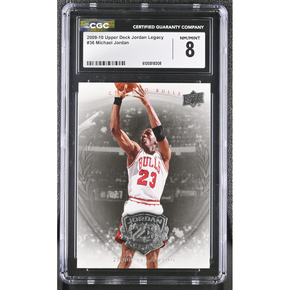 Michael Jordan 2009-10 Upper Deck Jordan Legacy #36 (CGC 8) at PristineAuction.com