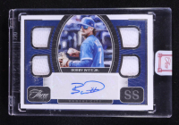 Bobby Witt Jr. 2022 Panini Three and Two Quad Jersey Autographs #4 #43/49 RC at PristineAuction.com