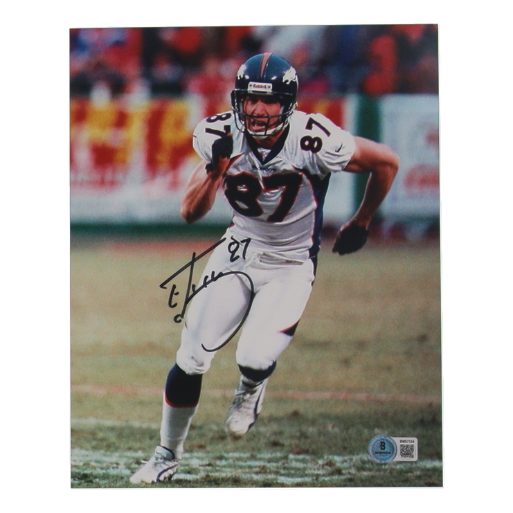Ed McCaffrey Signed Broncos 8x10 Photo (Beckett) at PristineAuction.com Ed McCaffrey Signed Broncos 8x10 Photo (Beckett) at PristineAuction.com