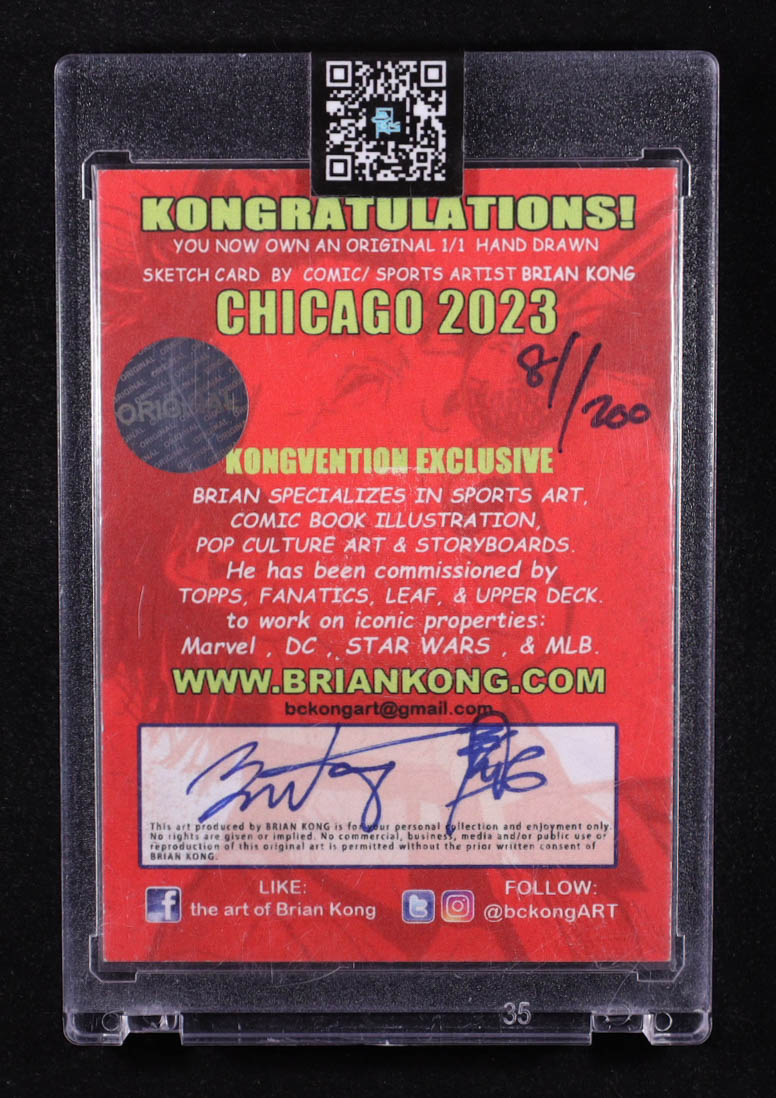 Ichiro Suzuki | Mariners | Original Art Sketch Card by Brian Kong (1/1 Original Art) at PristineAuction.com Ichiro Suzuki | Mariners | Original Art Sketch Card by Brian Kong (1/1 Original Art) at PristineAuction.com