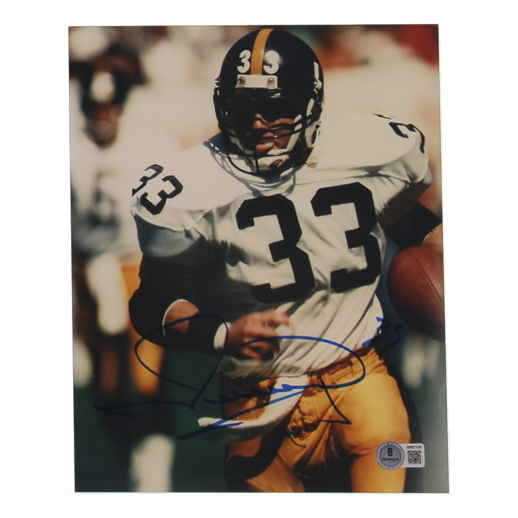 Merril Hoge Signed Steelers 8x10 Photo (Beckett) at PristineAuction.com Merril Hoge Signed Steelers 8x10 Photo (Beckett) at PristineAuction.com