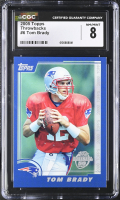 Tom Brady 2005 Topps Throwbacks #6 (CGC 8) at PristineAuction.com