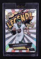 Aaron Rodgers 2025 Wild Card Alumination Comix Rookie And Legend Rainbow #AR #1/1 at PristineAuction.com