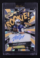 Riley Leonard 2025 Wild Card Alumination Comix Rookie And Legend Autograph Crystal #RLA #1/1 RC at PristineAuction.com