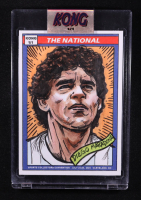 Diego Maradona | Argentina | Original Art Sketch Card by Brian Kong (1/1 Original Art) at PristineAuction.com