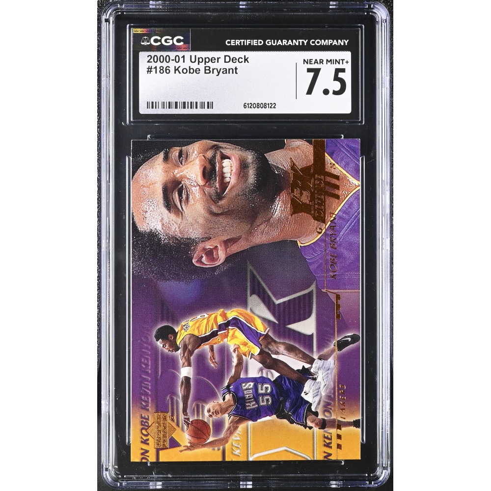 Kobe Bryant 2000-01 Upper Deck #186 (CGC 7.5) at PristineAuction.com