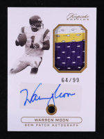 Warren Moon 2024 Keepsake Sports Edition Gem Patch Autograph #GPA-WM #64/99 at PristineAuction.com