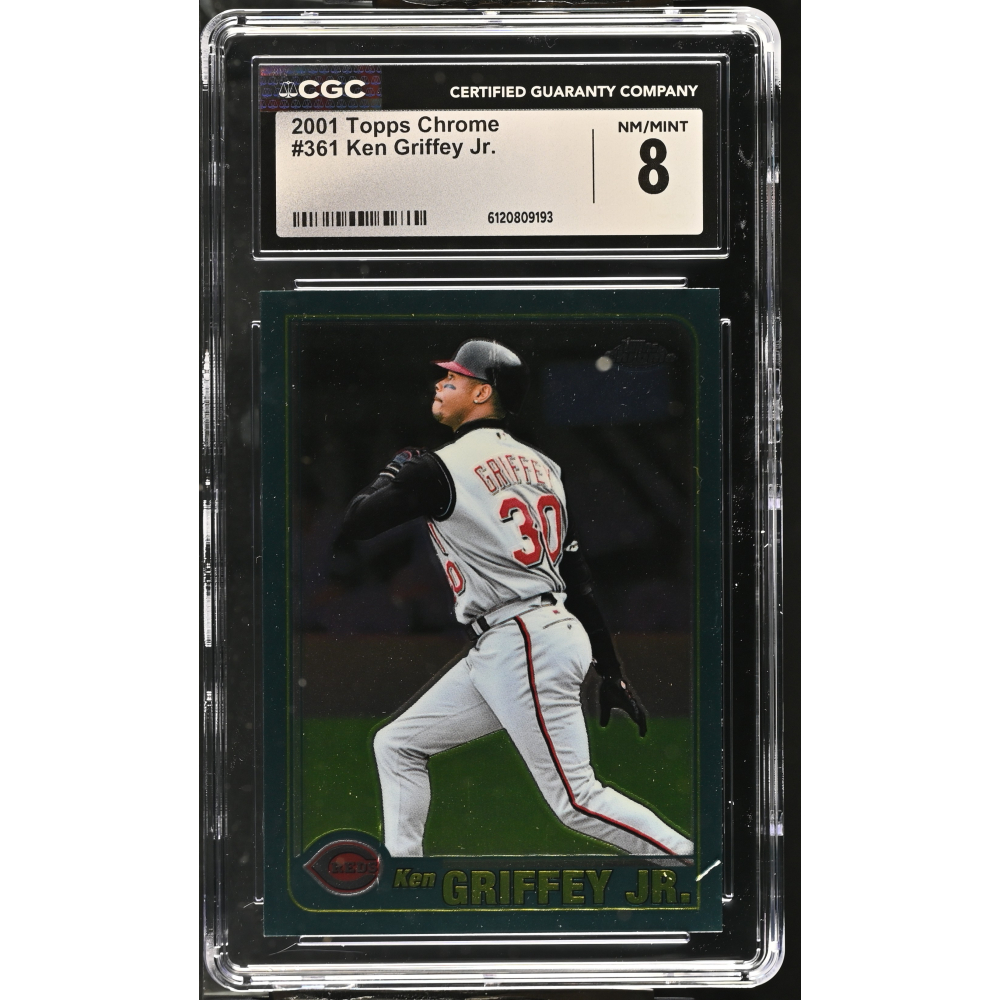 Ken Griffey Jr. 2001 Topps Chrome #361 (CGC 8) at PristineAuction.com