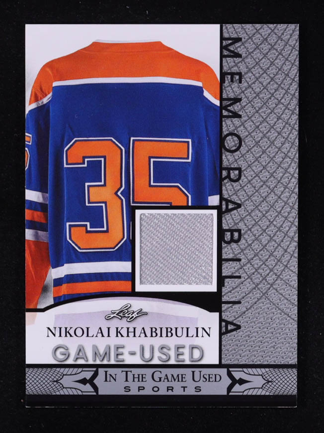 Nikolai Khabibulin 2024 ITG Game Used Memorabilia #GUM-105 at PristineAuction.com Nikolai Khabibulin 2024 ITG Game Used Memorabilia #GUM-105 at PristineAuction.com