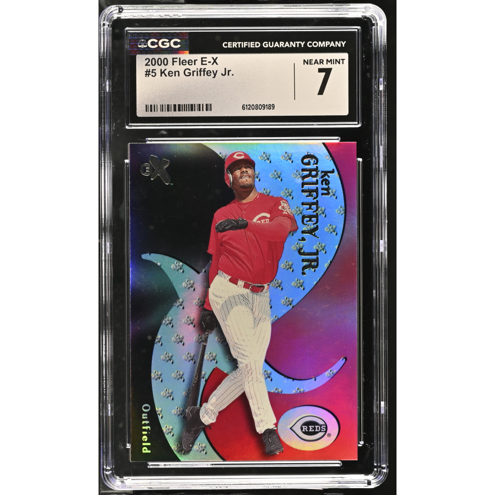 Ken Griffey Jr. 2000 Fleer E-X #5 (CGC 7) at PristineAuction.com